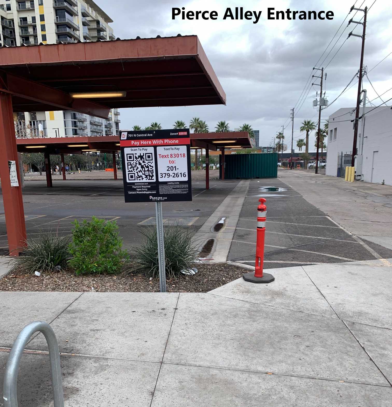 Pierce Alley Entrance
